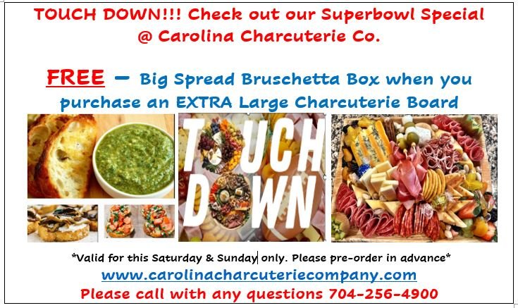 Super Bowl Special - Carolina Charcuterie Co.